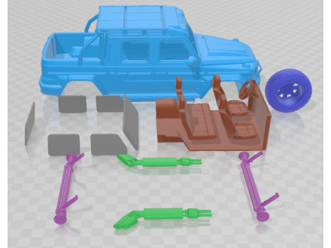 Brabus 900 XLP One of Ten 2023 Printable Car 3D Baskı Modeli