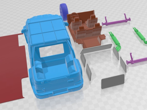Brabus 900 XLP One of Ten 2023 Printable Car 3D Baskı Modeli