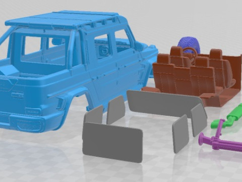 Brabus 900 XLP One of Ten 2023 Printable Car 3D Baskı Modeli