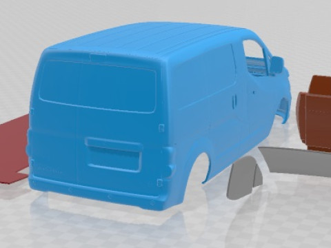 Chevrolet City Express 2023 Printable Van 3D Baskı Modeli