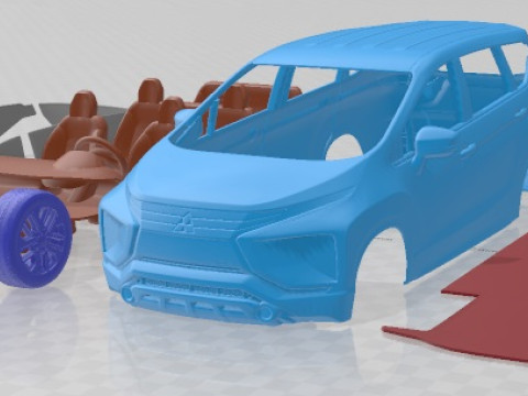 Mitsubishi Xpander 2017 Printable Car Model Cetak 3D
