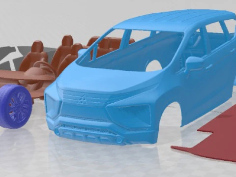 Mitsubishi Xpander 2017 Printable Car 3D Print Model