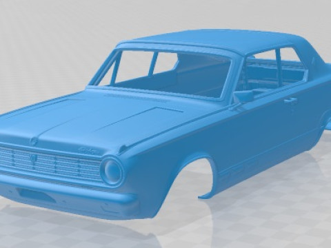 Dodge Dart Mk3 GT Hardtop Coupe 1965 Printable Body Car 3D 打印模型