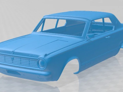 Dodge Dart Mk3 GT Hardtop Coupe 1965 Printable Body Car 3D Print Model