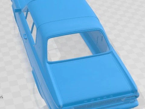 Dodge Dart Mk3 GT Hardtop Coupe 1965 Printable Body Car 3D Print Model