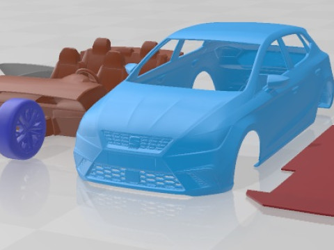 Seat Ibiza 2022 Printable Car Modelo de impresión 3D