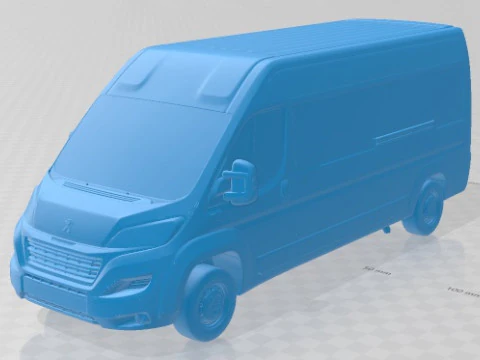 Peugeot Boxer 2020 Printable Van 3D Print Model
