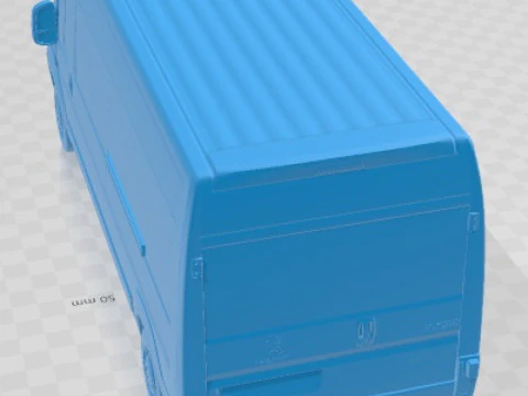 Peugeot Boxer 2020 Printable Van 3D Print Model