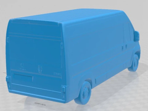 Peugeot Boxer 2020 Printable Van 3D Print Model