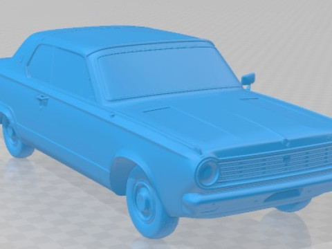 Dodge Dart Mk3 GT Hardtop Coupe 1965 Printable Car Modèles 3D en vedette