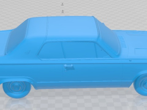 Dodge Dart Mk3 GT Hardtop Coupe 1965 Printable Car Modèles 3D en vedette