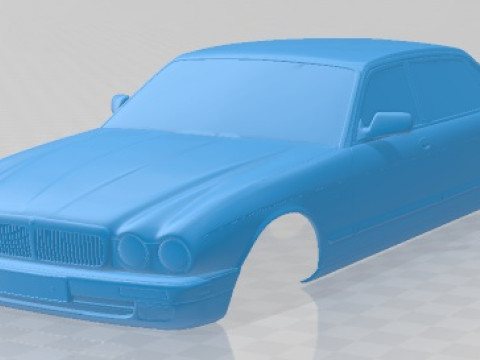 Jaguar XJ12 1995 Printable Body Car 3D प्रिंट मॉडल