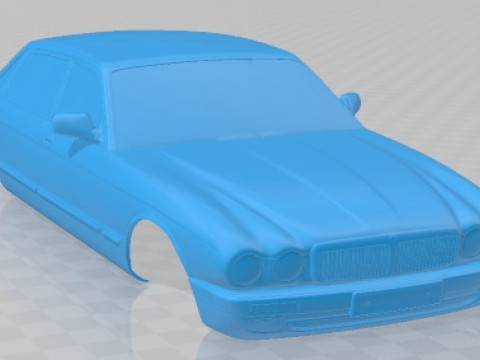 Jaguar XJ12 1995 Printable Body Car 3D प्रिंट मॉडल