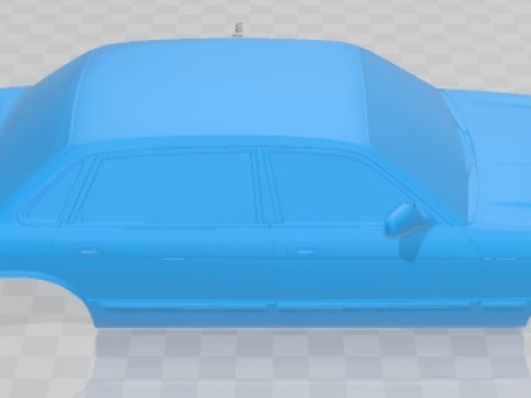 Jaguar XJ12 1995 Printable Body Car 3D प्रिंट मॉडल