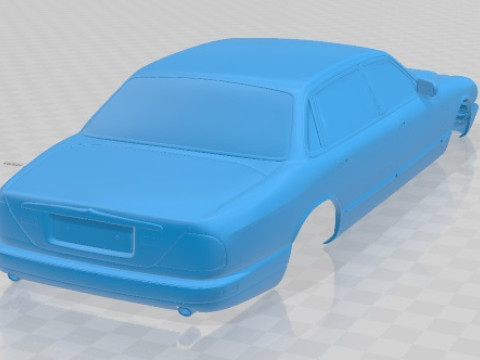 Jaguar XJ12 1995 Printable Body Car 3D प्रिंट मॉडल