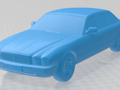 Jaguar XJ12 1995 Printable Car 3D Print Model
