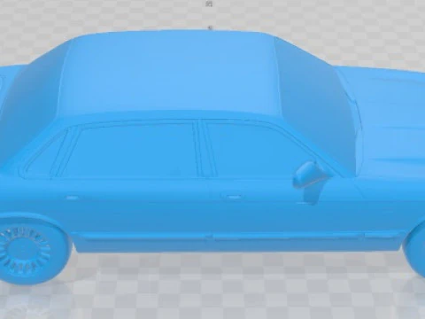 Jaguar XJ12 1995 Printable Car 3D Print Model