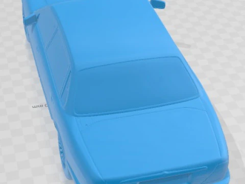 Jaguar XJ12 1995 Printable Car 3D Print Model