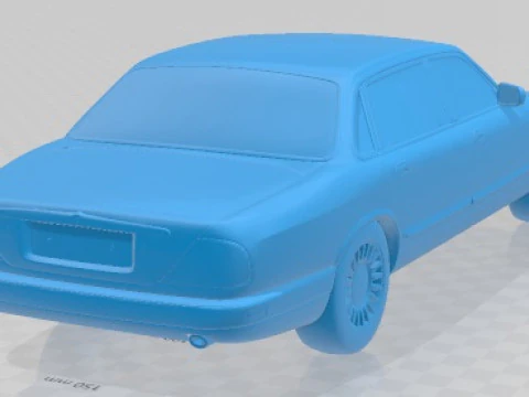 Jaguar XJ12 1995 Printable Car 3D Print Model