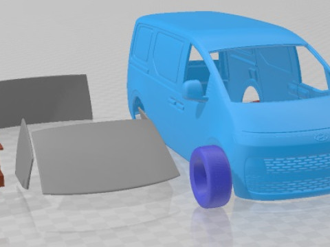 Фургон Hyundai Staria 2024 для друку 3D Принт Модель