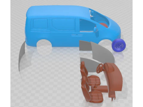 Hyundai Staria Panel Van 2024 Printable Van 3D Print Model