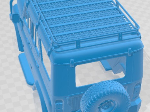 UAZ Hunter Expedition Printable Body Car Model Cetak 3D