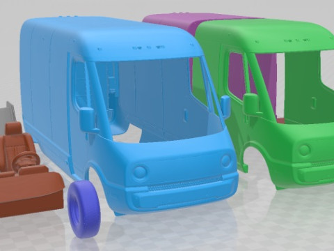 Amazon ECV 500 2024 Printable Van Modelo de impresión 3D