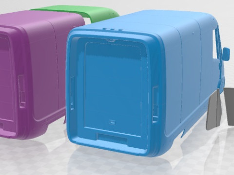 Amazon ECV 500 2024 Printable Van Modelo de impresión 3D