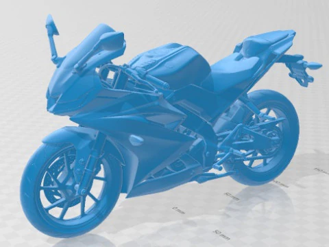 Moto Imprim&iacute;vel Yamaha R15 2020 Modelo de Impressão 3D