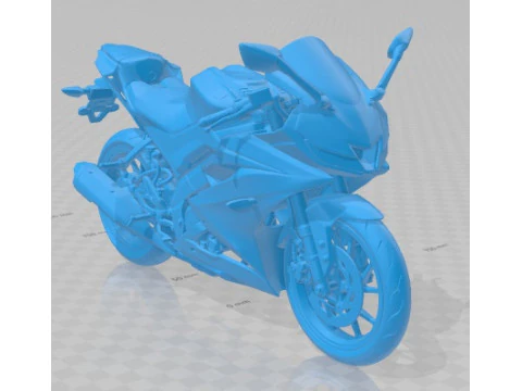 Moto Imprim&iacute;vel Yamaha R15 2020 Modelo de Impressão 3D