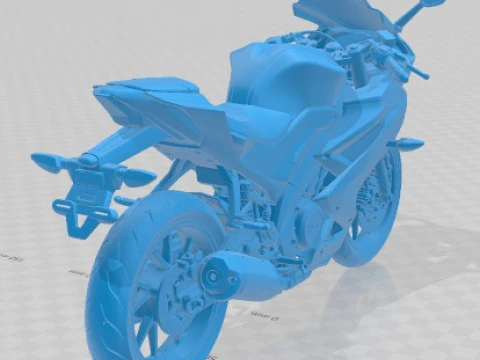 Moto Imprim&iacute;vel Yamaha R15 2020 Modelo de Impressão 3D