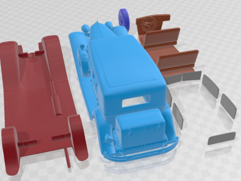 Chrysler Imperial Roadster 1932 Printable Car 3D 프린트 모델