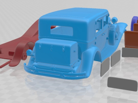 Chrysler Imperial Roadster 1932 Printable Car 3D 프린트 모델