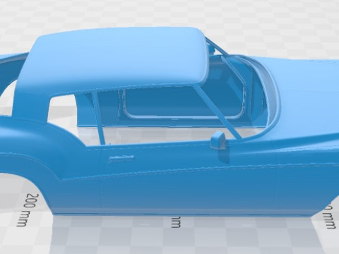 Buick Riviera Coupe 1971 Printable Body Car 3D Принт Модель