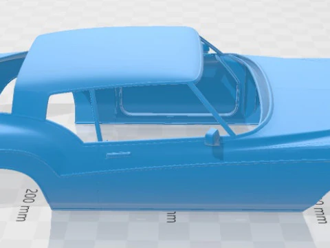 Buick Riviera Coupe 1971 Printable Body Car 3D Print Model