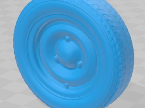 Citroen 2CV Sahara Printable Car 3D Print Model