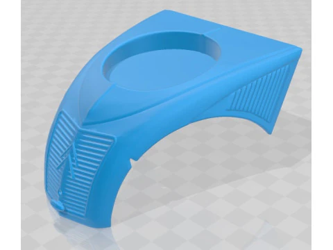 Citroen 2CV Sahara Printable Car 3D Print Model