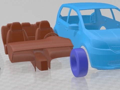 Skoda Citigo IV 2020 Printable Car 3D 프린트 모델