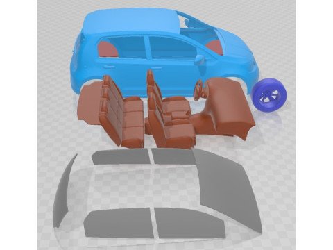 Skoda Citigo IV 2020 Printable Car 3D 프린트 모델