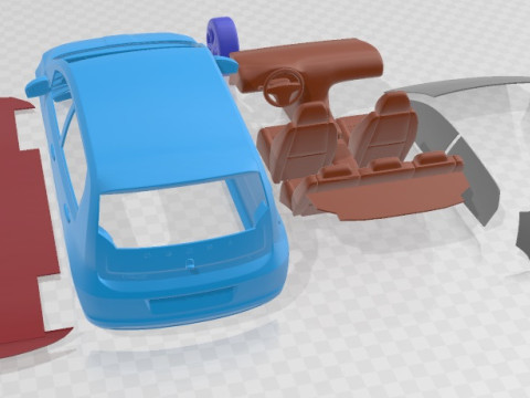 Skoda Citigo IV 2020 Printable Car 3D 프린트 모델