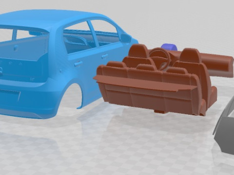 Skoda Citigo IV 2020 Printable Car 3D 프린트 모델