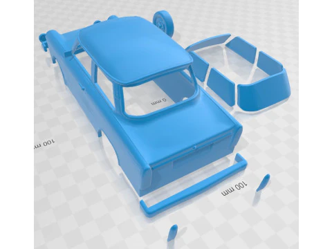 Trabant 601 Printable Car 3D Print Model