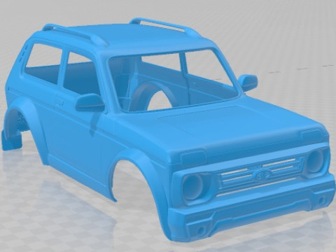Lada Niva Bronto 4x4 Printable Body Car Model do druku 3D