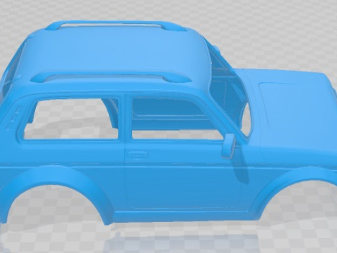 Lada Niva Bronto 4x4 Printable Body Car Model do druku 3D