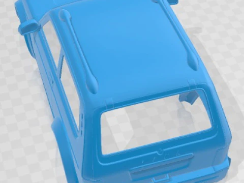 Lada Niva Bronto 4x4 Printable Body Car 3D Print Model