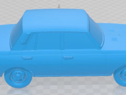 Wartburg 353 1991 Printable Car 3D Print Model