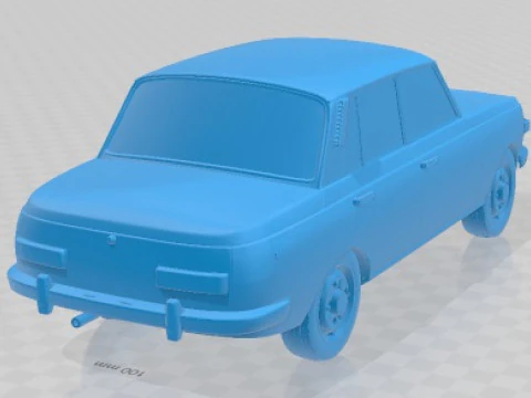 Wartburg 353 1991 Printable Car 3D Print Model