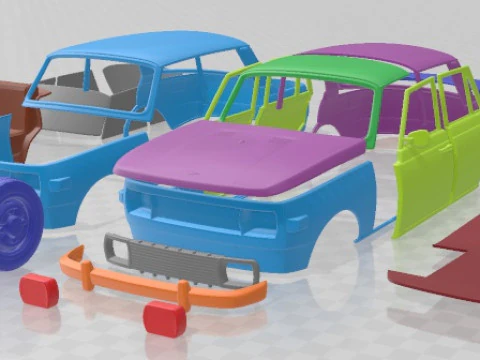 瓦特堡 353 1991 年可打印汽车 3D 打印模型