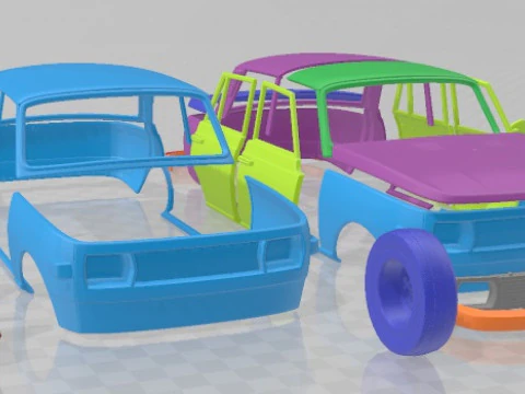 Wartburg 353 1991 Printable Car 3D Print Model