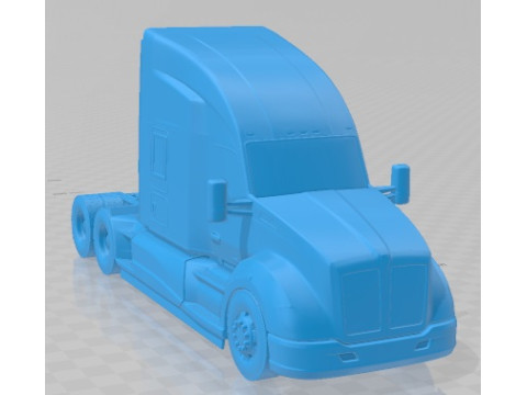 केनवर्थ T680 2015 प्रिंट करने योग्य ट्रक 3D प्रिंट मॉडल